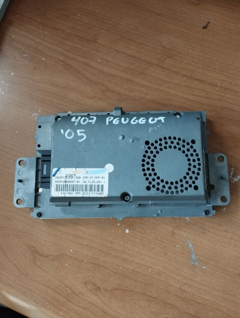 Pantalla digital Peugeot 407 año 2005 | Ref. 9656690780 - Imagen 2
