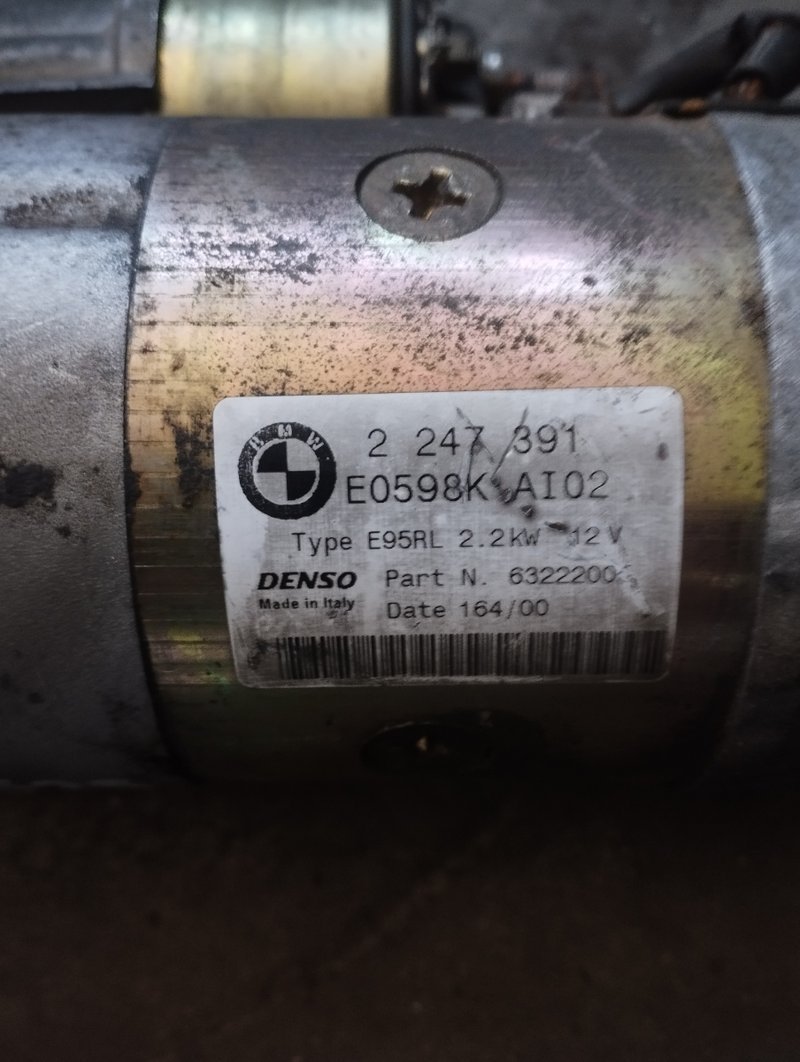 Motor de arranque BMW E34 525 | Ref. 2247391 - Imagen 6