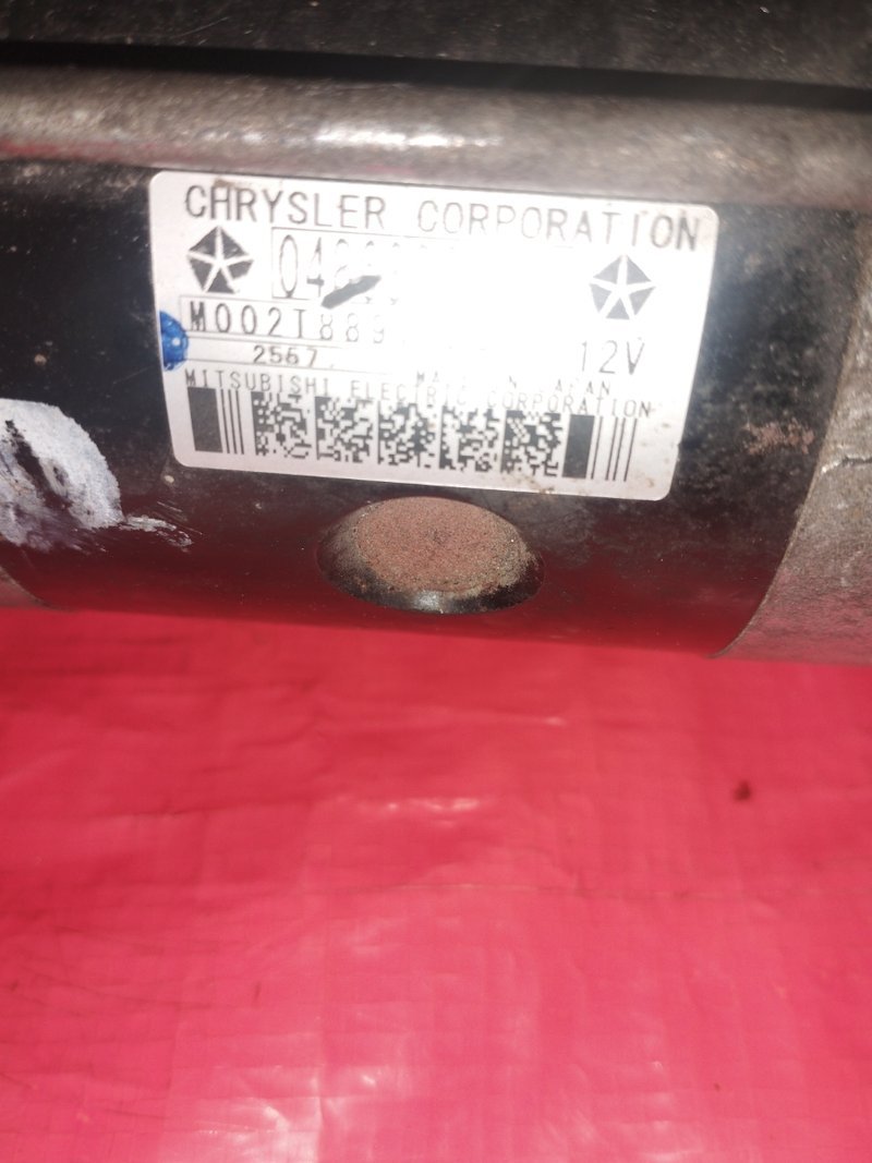 Motor de Arranque Voyager 2.8 | Ref. 04868860AA - Imagen 4