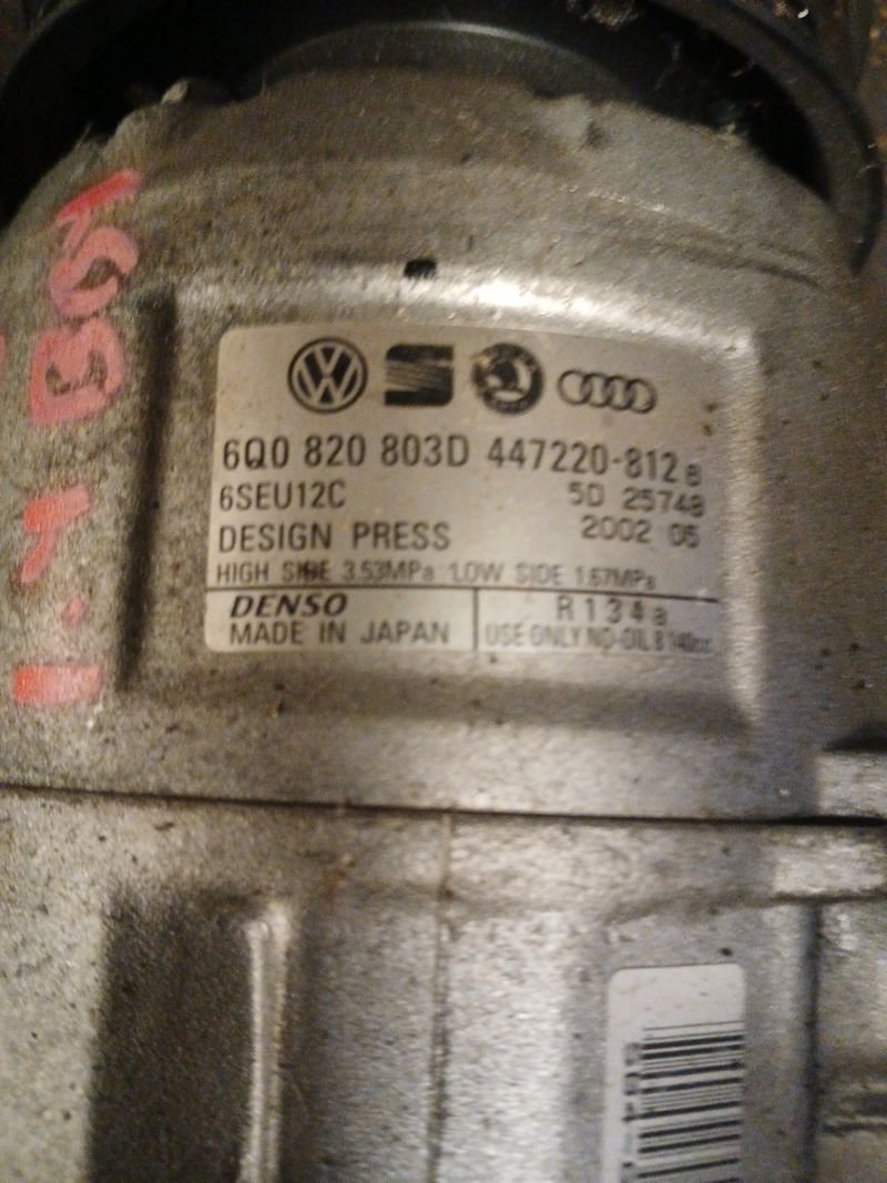Compresor Seat Ibiza | Ref. 6Q0820803 - Imagen 2