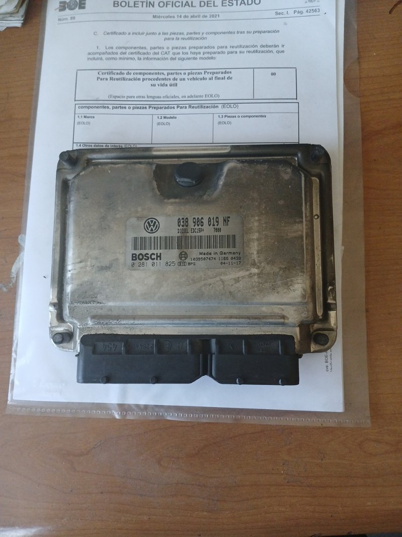 ECU motor Skoda Fabia RS | Ref. 038906019NF