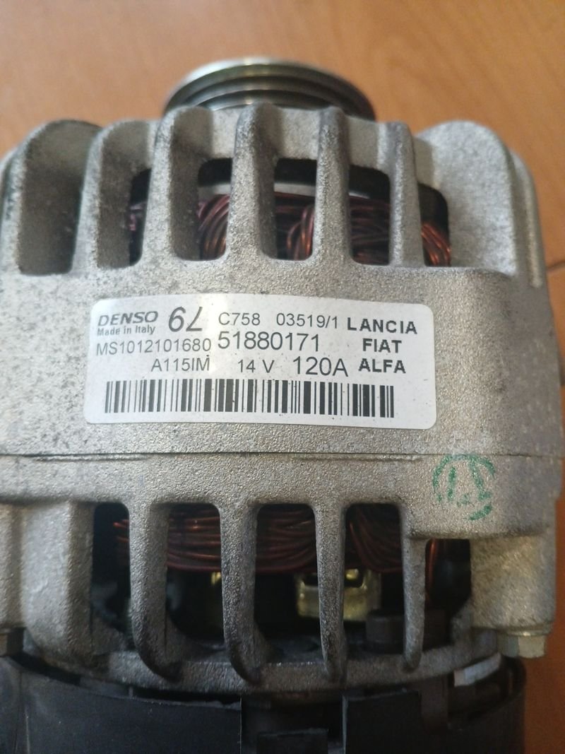 Alternador Fiat 500 2019 | Ref. 51880171 - Imagen 2