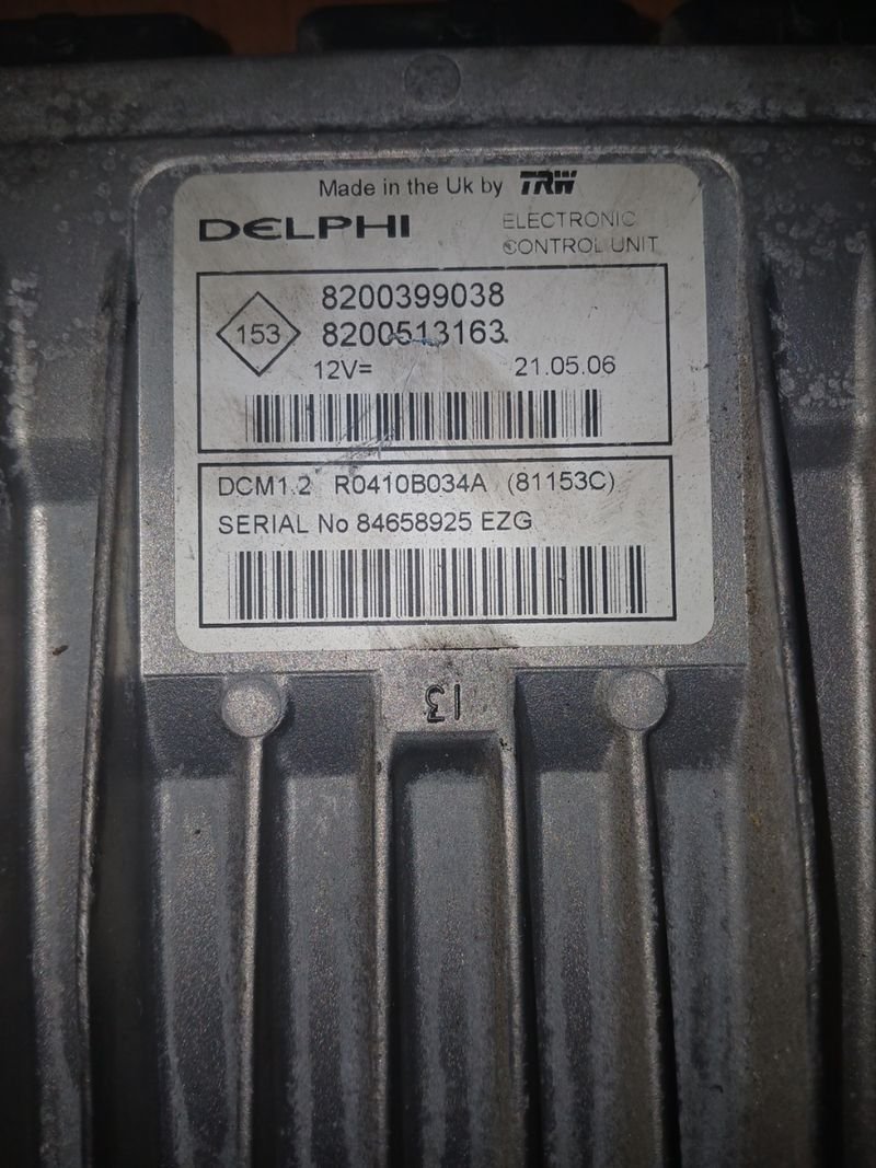 Centralita Ecu Renault. | Ref. 8200399038 - Imagen 2