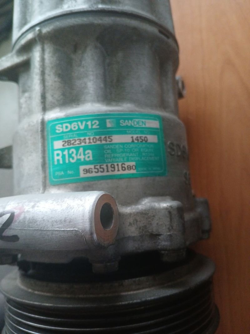 Compresor A/C Citroen C3 1.4 HDI 2006 | Ref. 9655191680 - Imagen 4