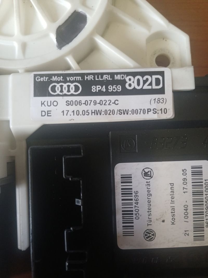 3x Motor Elevalunas Audi A3 | Ref. 8P4959 - Imagen 3