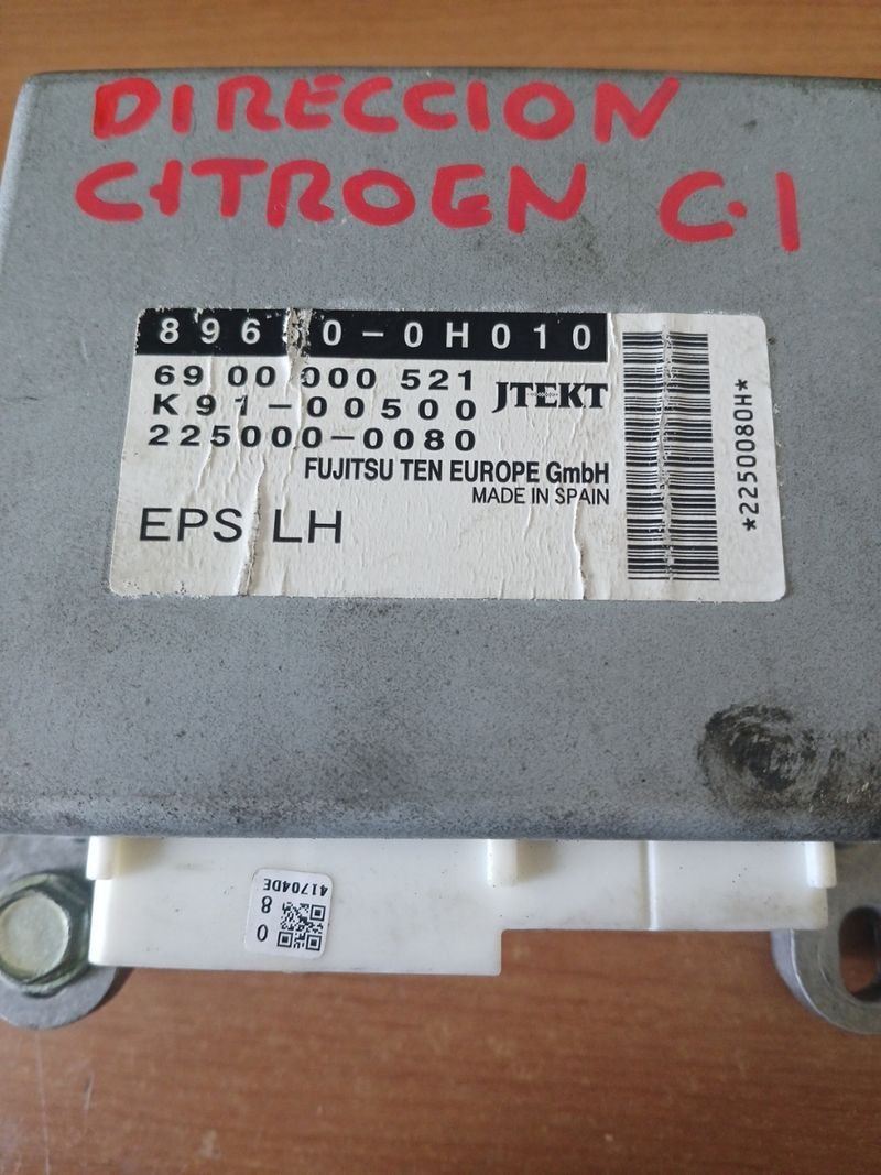 Centralita Dirección Citroen C1 2008 | Ref. 89650-0H010 - Imagen 2