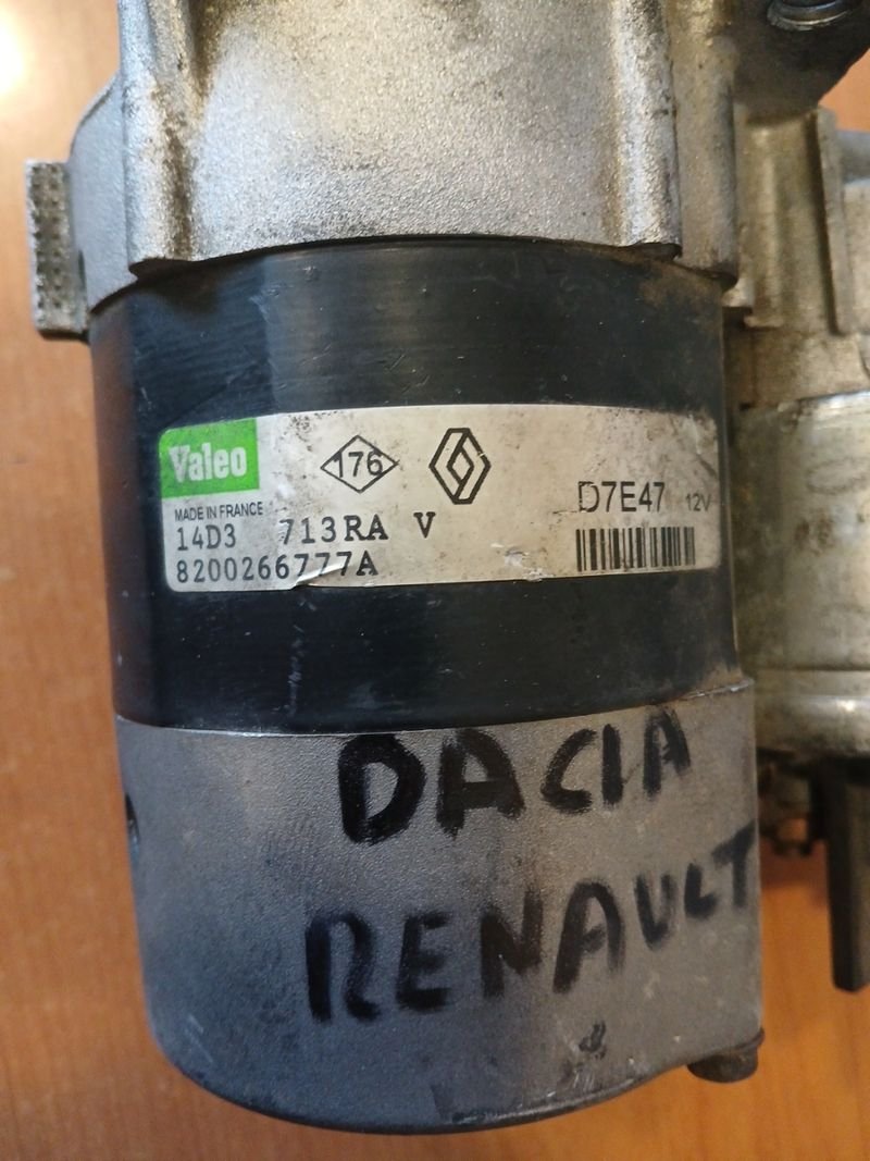Motor de arranque Dacia Renault 1.6 16V | Ref. D7E47 - Imagen 2