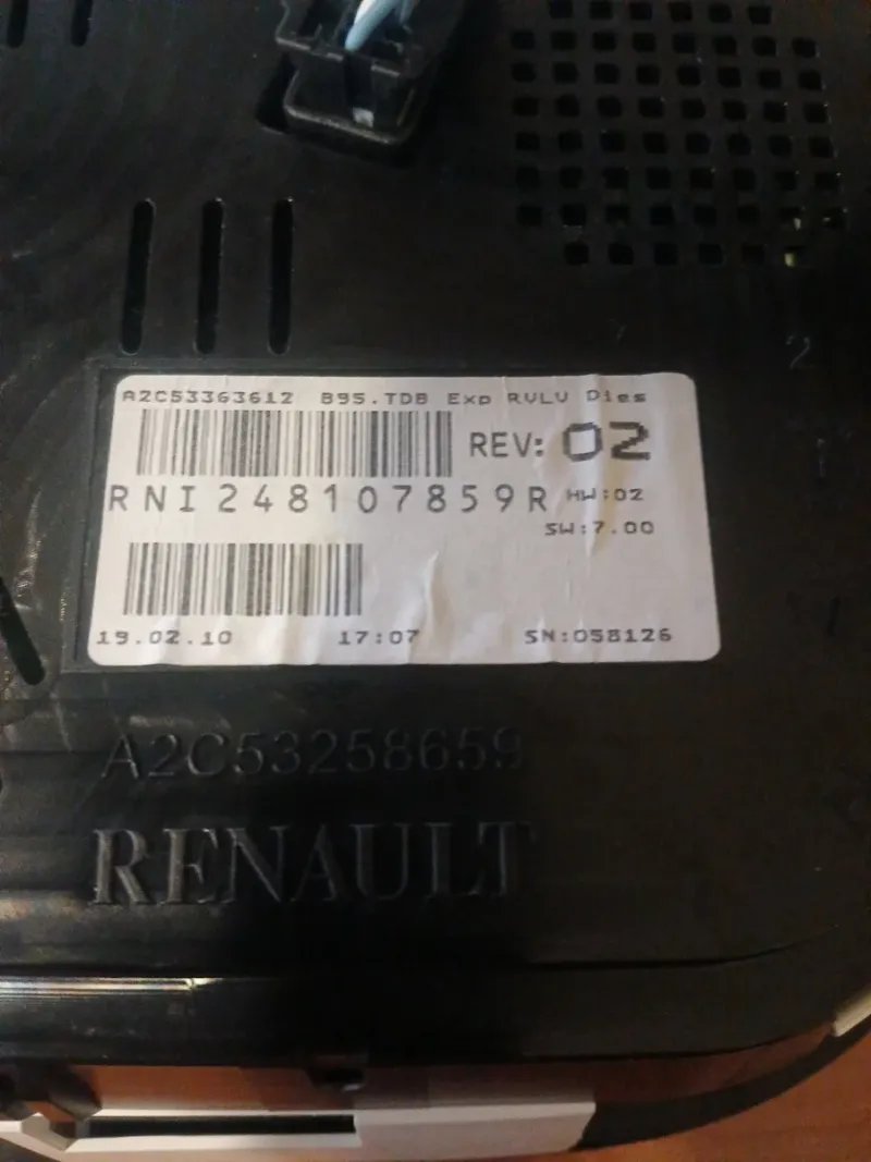 CUADRO RENAULT INSTRUMENTOS MEGANE 3 | Ref. RNI2481078559R - Imagen 5