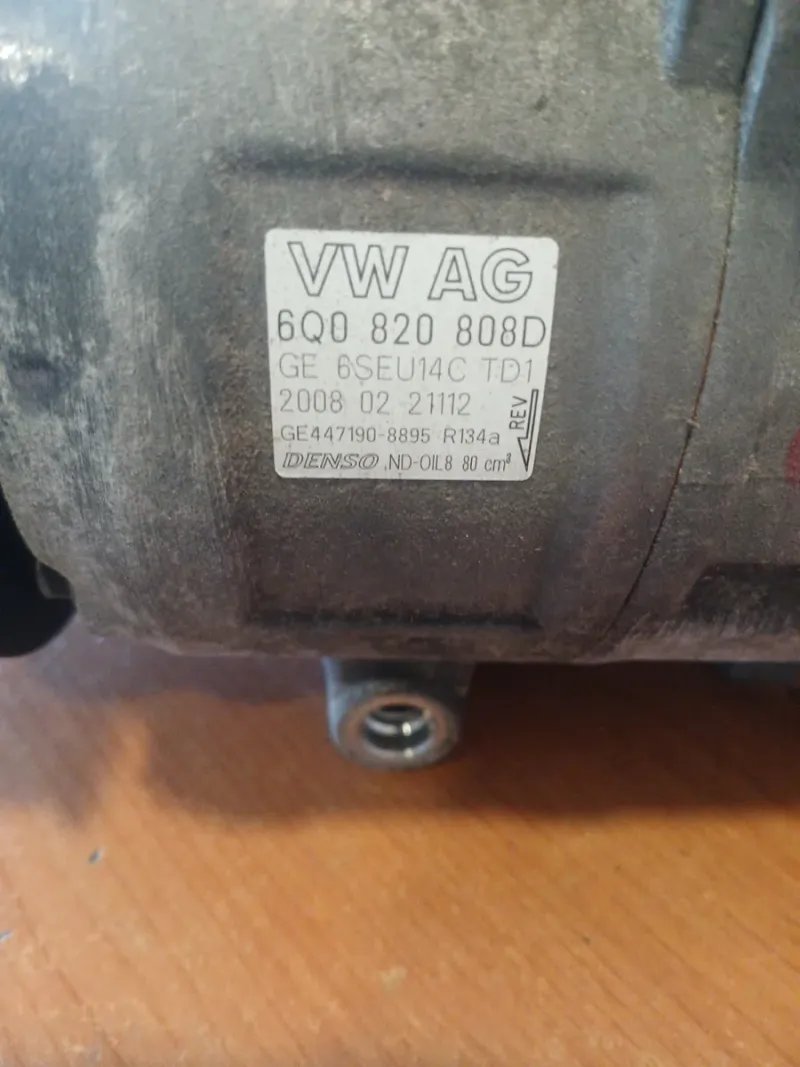 Compresor Seat Ibiza 1.4 G 2010 | Ref. 6Q0820808D - Imagen 4