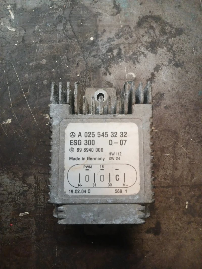 Módulo Control Ventilador Mercedes A 025 545 32 32