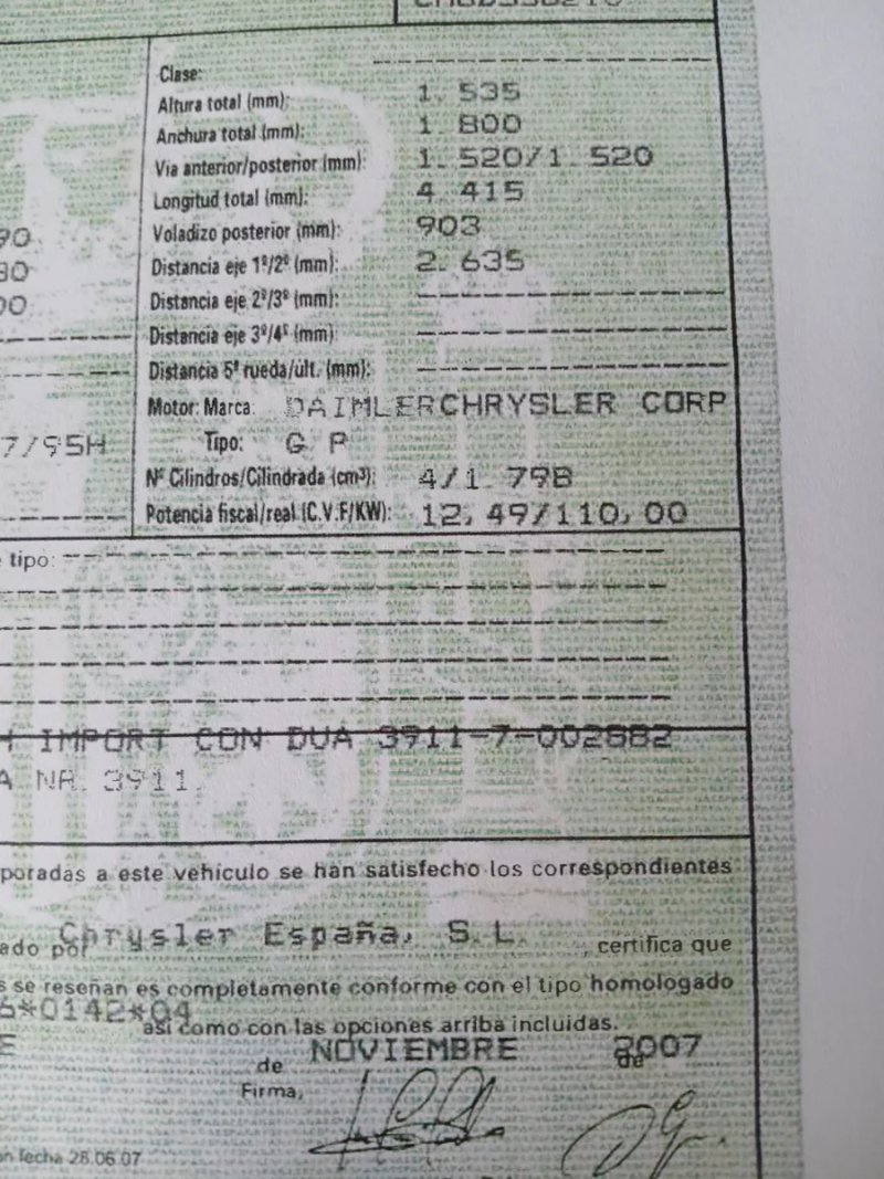 DODGE CALIBER 1.8 G EN DEDPIECE - Imagen 7
